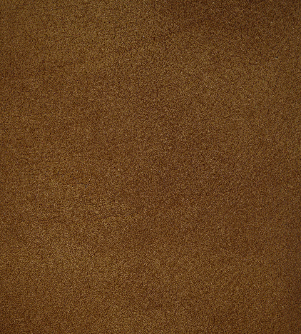 26" Saddle Brown Top Grain Leather And Brown Solid Color Slipper Chair By Homeroots | Armchairs | Modishstore - 8