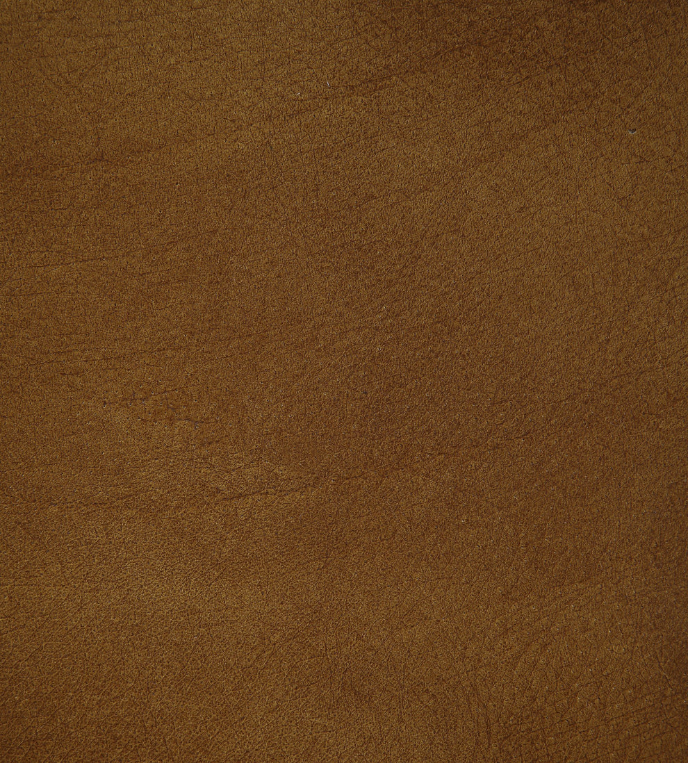26" Saddle Brown Top Grain Leather And Brown Solid Color Slipper Chair By Homeroots | Armchairs | Modishstore - 8