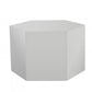 9" Light Gray Hexagon End Table By Homeroots | End Tables | Modishstore - 3