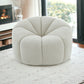 38" White Sherpa Lounge Chair By Homeroots | Armchairs | Modishstore - 2
