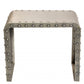 20" Gold Metal Rectangular End Table By Homeroots | End Tables | Modishstore - 2