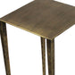 24" Brass Iron Square End Table By Homeroots | End Tables | Modishstore - 4