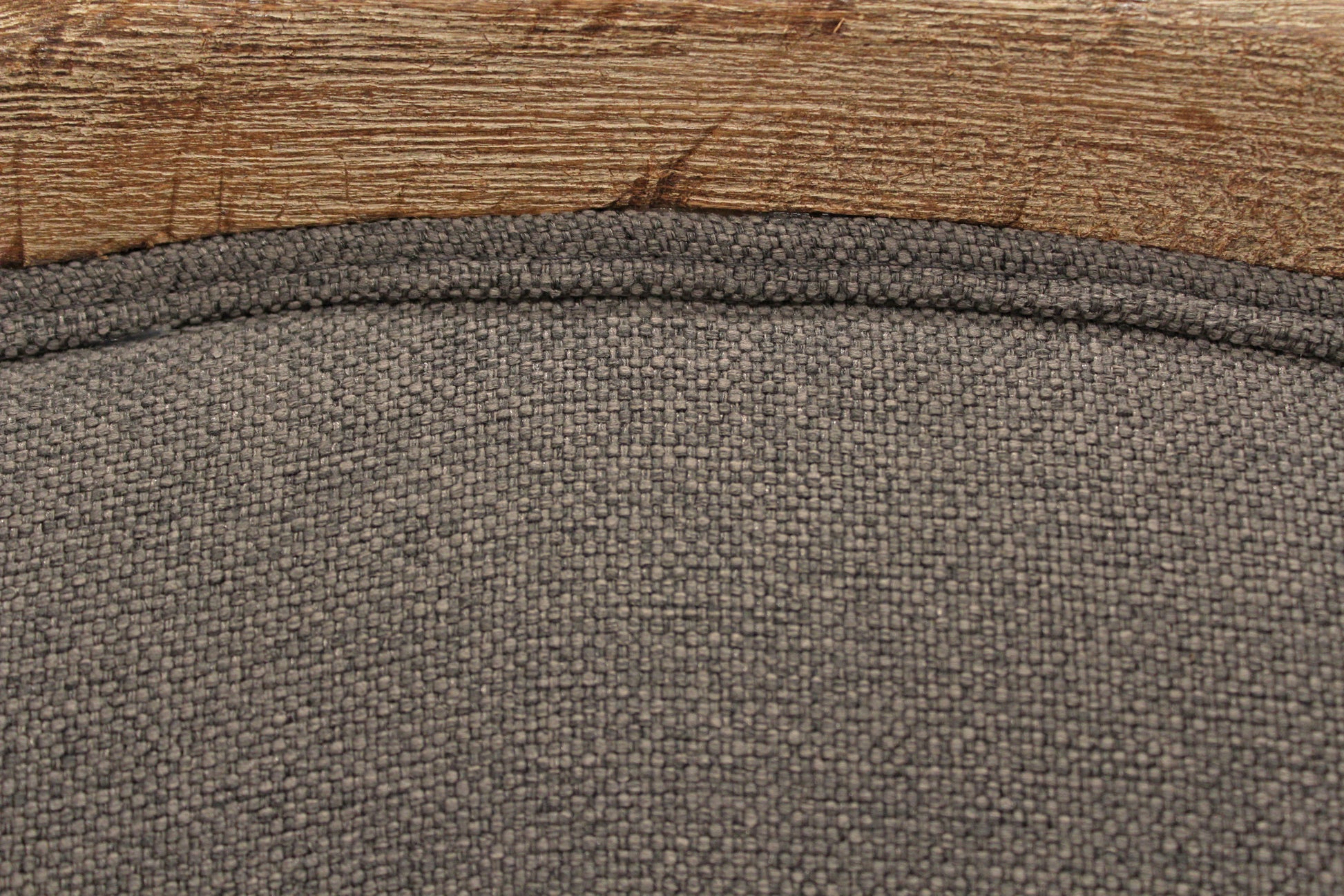 26" Gray Linen And Natural Solid Color Arm Chair By Homeroots | Armchairs | Modishstore - 8