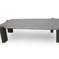 33" Walnut And Dark Grey Concrete Rectangular Coffee Table By Homeroots | Coffee Tables | Modishstore - 4