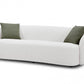 90" Off White Textured Fabric Sofa By Homeroots | Sofas | Modishstore