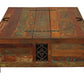 40" Rustic Brown Reclaimed Wood Square Lift Top Coffee Table By Homeroots | Coffee Tables | Modishstore - 5