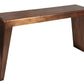 60" Copper Aluminum Sled Console Table By Homeroots | Console Tables | Modishstore - 2