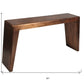 60" Copper Aluminum Sled Console Table By Homeroots | Console Tables | Modishstore - 7