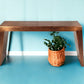 60" Copper Aluminum Sled Console Table By Homeroots