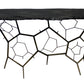 51" Black Stone Abstract Console Table By Homeroots | Console Tables | Modishstore