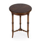 26" Brown Manufactured Wood Round End Table By Homeroots | End Tables | Modishstore - 2