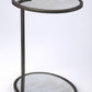 23" Black Mirrored Oval End Table With Shelf By Homeroots | End Tables | Modishstore - 4