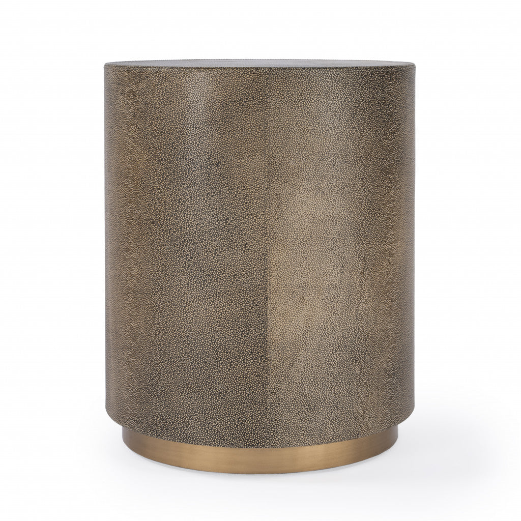 24" Gold Manufactured Wood Rectangular End Table By Homeroots | End Tables | Modishstore - 3