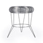 18" Silver Wire Round End Table By Homeroots | End Tables | Modishstore - 2