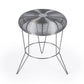18" Silver Wire Round End Table By Homeroots | End Tables | Modishstore - 4
