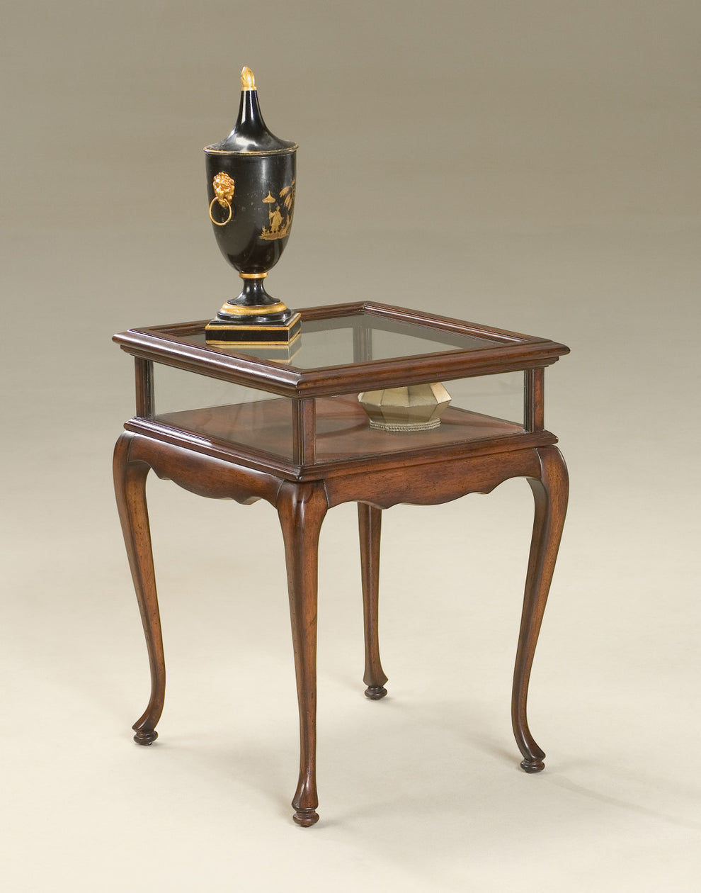 25" Dark Brown Glass Rectangular End Table By Homeroots | End Tables | Modishstore - 4