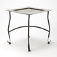 16" Black And Silver Textured Aluminum Square End Table By Homeroots | End Tables | Modishstore - 3