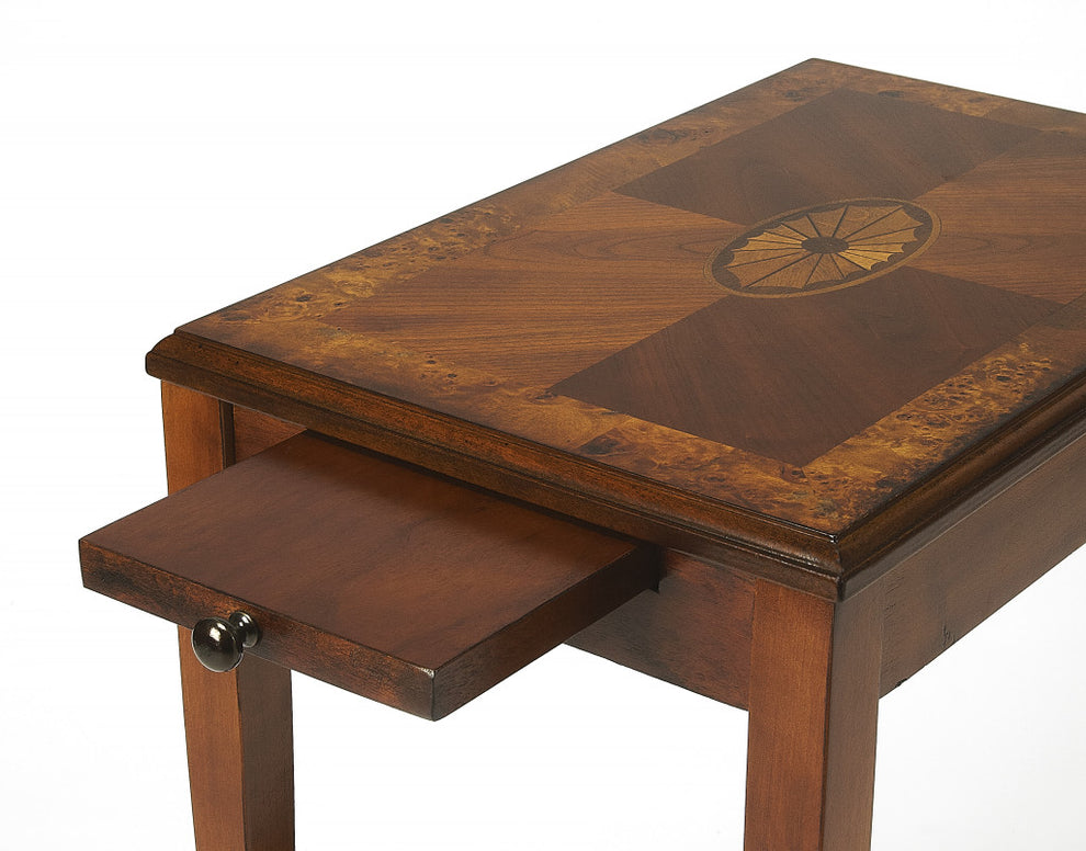 25" Medium Brown Manufactured Wood Rectangular End Table With Shelf By Homeroots | End Tables | Modishstore - 6