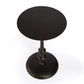 18" Dark Burnished Bronze Aluminum Round Top Pedestal End Table By Homeroots | End Tables | Modishstore - 2