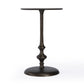 18" Dark Burnished Bronze Aluminum Round Top Pedestal End Table By Homeroots | End Tables | Modishstore - 3