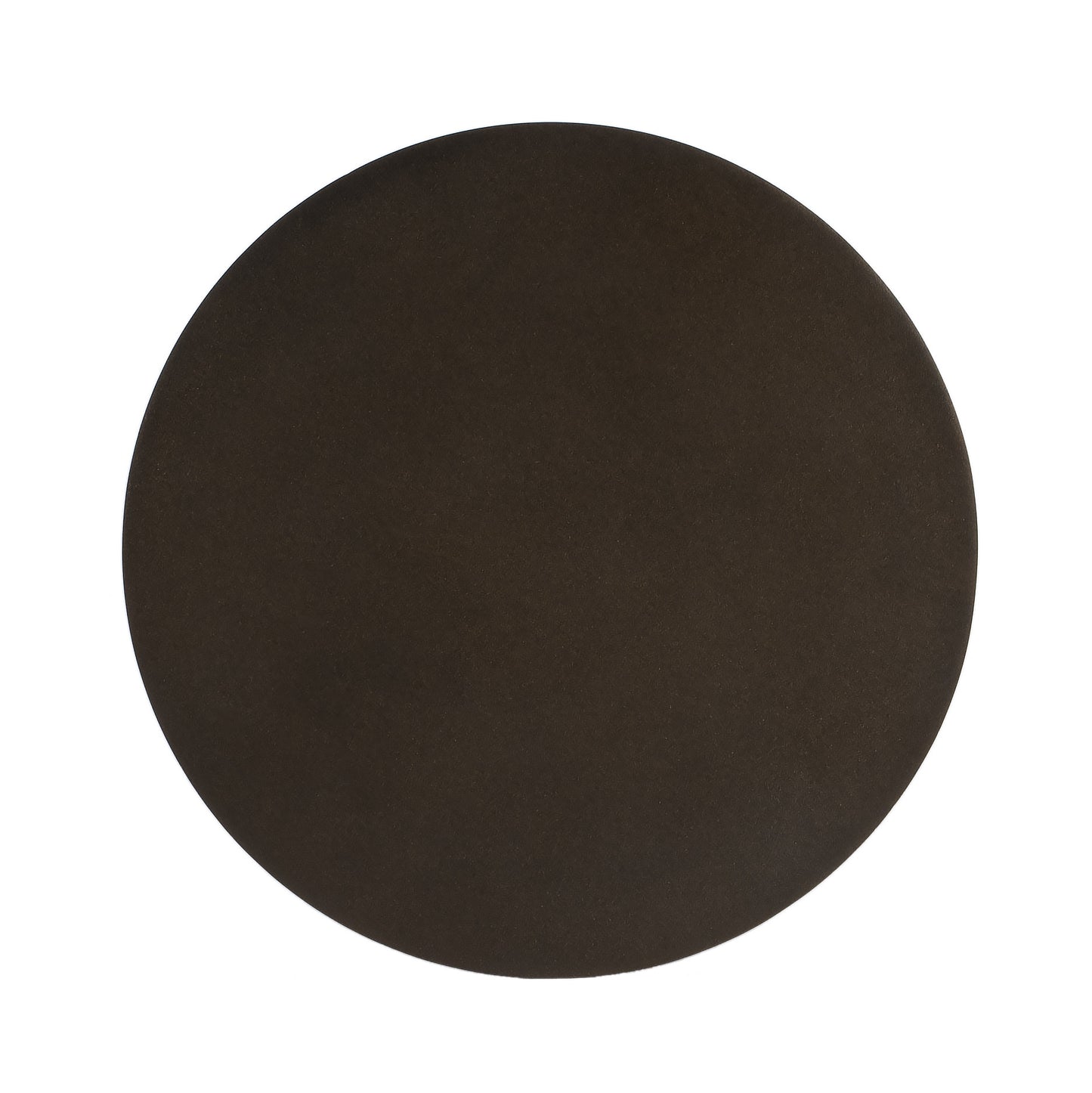 18" Dark Burnished Bronze Aluminum Round Top Pedestal End Table By Homeroots | End Tables | Modishstore - 4