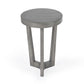 24" Gray Manufactured Wood Round End Table By Homeroots | End Tables | Modishstore - 2