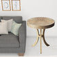 26" Beige Distressed Round Three Leg End Table By Homeroots | End Tables | Modishstore - 2