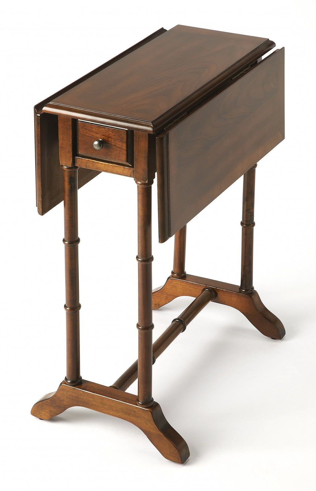 26" Medium Brown Solid And Manufactured Wood Rectangular End Table With Drawer By Homeroots | End Tables | Modishstore