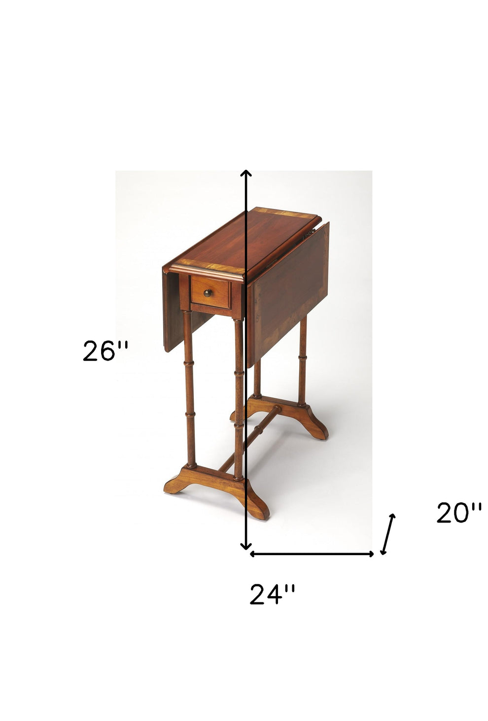 26" Olive Ash Solid And Manufactured Wood Rectangular End Table With Drawer By Homeroots | End Tables | Modishstore - 6