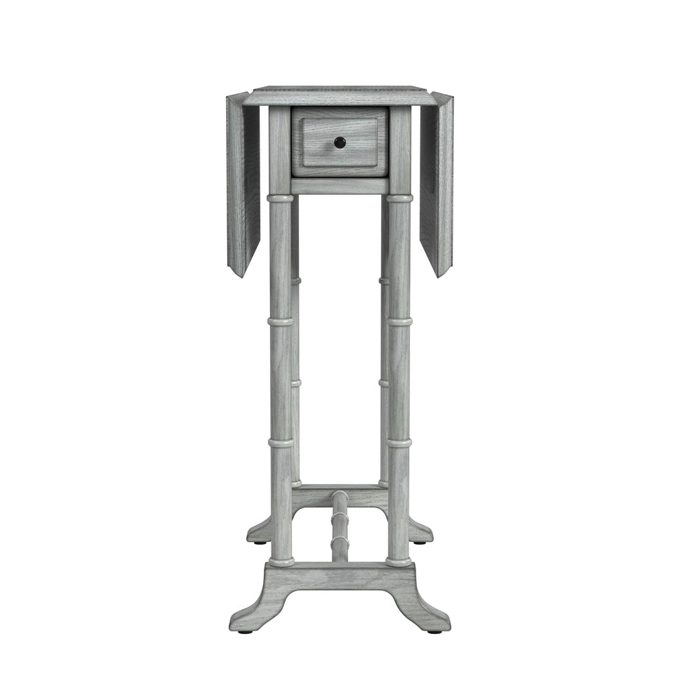 26" Gray Solid And Manufactured Wood Rectangular End Table With Drawer By Homeroots | End Tables | Modishstore - 2