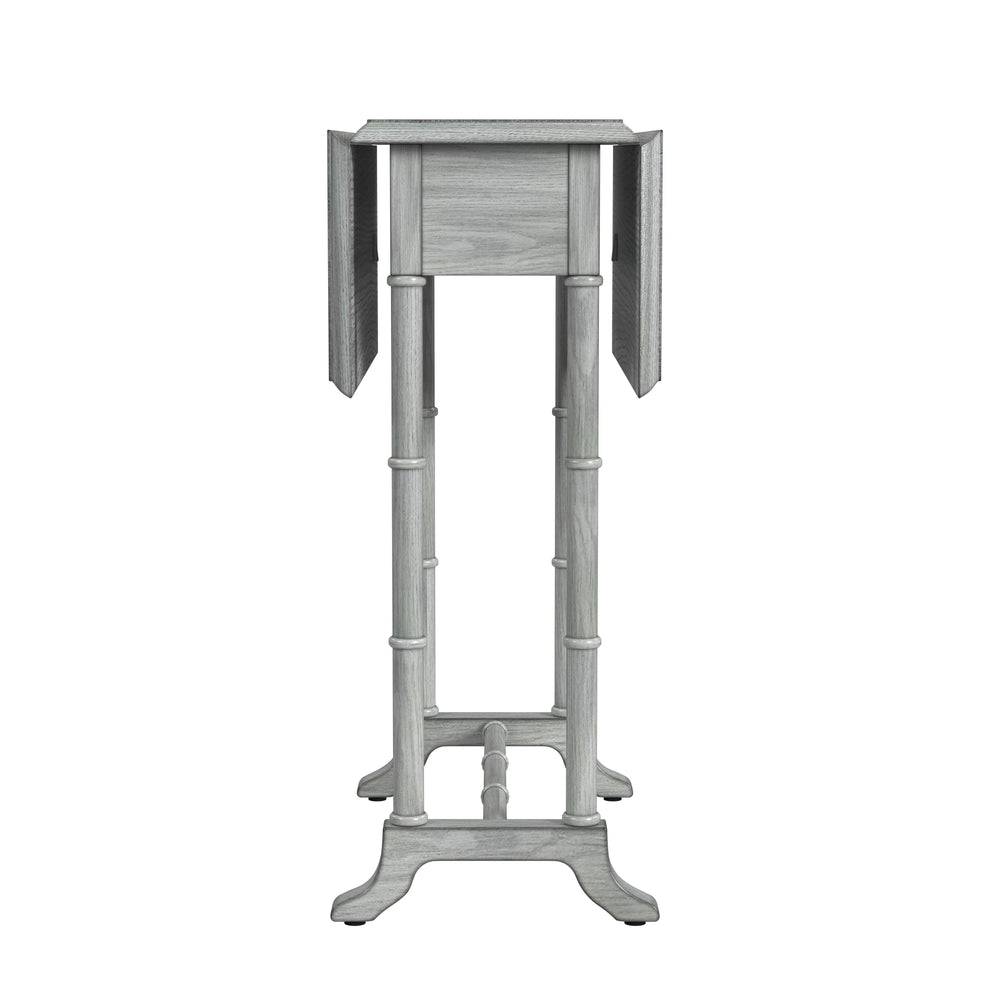 26" Gray Solid And Manufactured Wood Rectangular End Table With Drawer By Homeroots | End Tables | Modishstore - 4