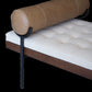 72" Black And Ivory Upholstered Cotton Blend Bedroom Bench By Homeroots | Benches | Modishstore - 5