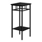 28" Black End Table With Shelf By Homeroots | End Tables | Modishstore