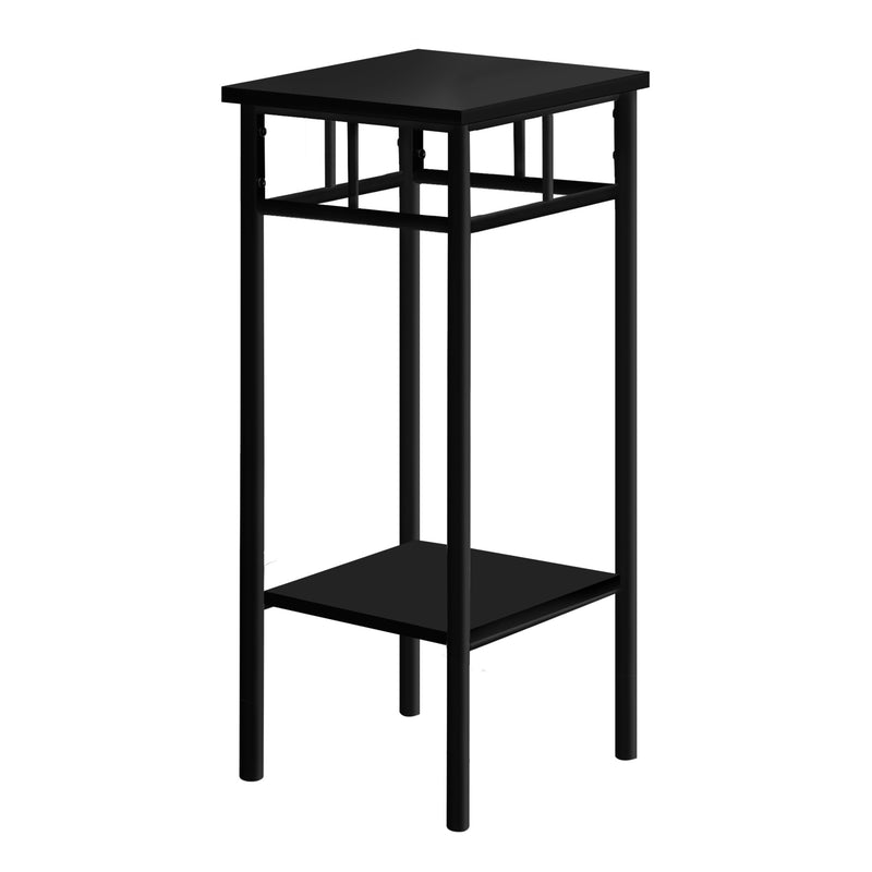 28" Black End Table With Shelf By Homeroots | End Tables | Modishstore