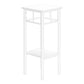 28" White End Table With Shelf By Homeroots | End Tables | Modishstore - 3