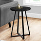 22" Black Round End Table By Homeroots | End Tables | Modishstore - 2