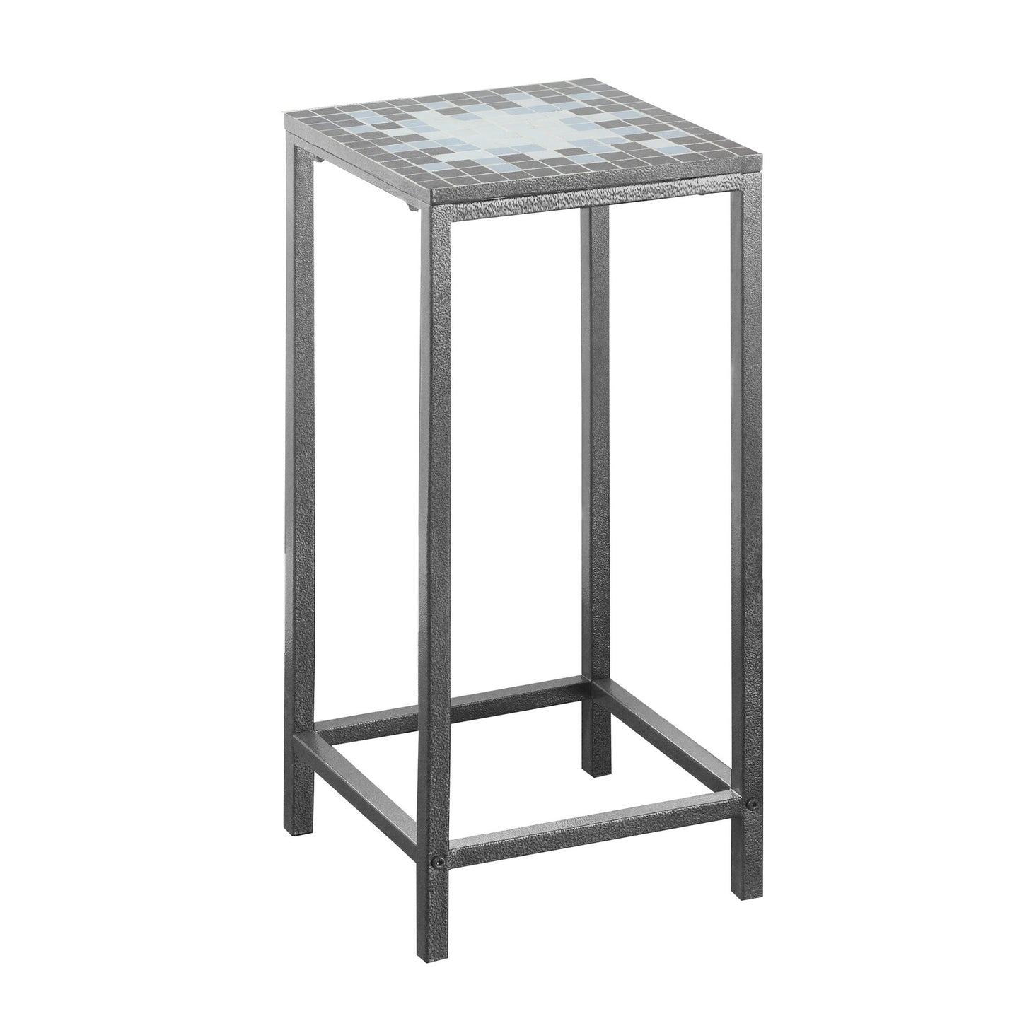 28" Grey Tile End Table By Homeroots | End Tables | Modishstore