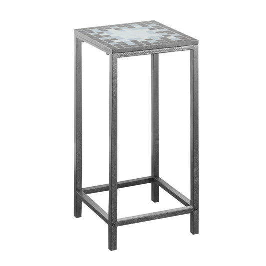 28" Grey Tile End Table By Homeroots | End Tables | Modishstore