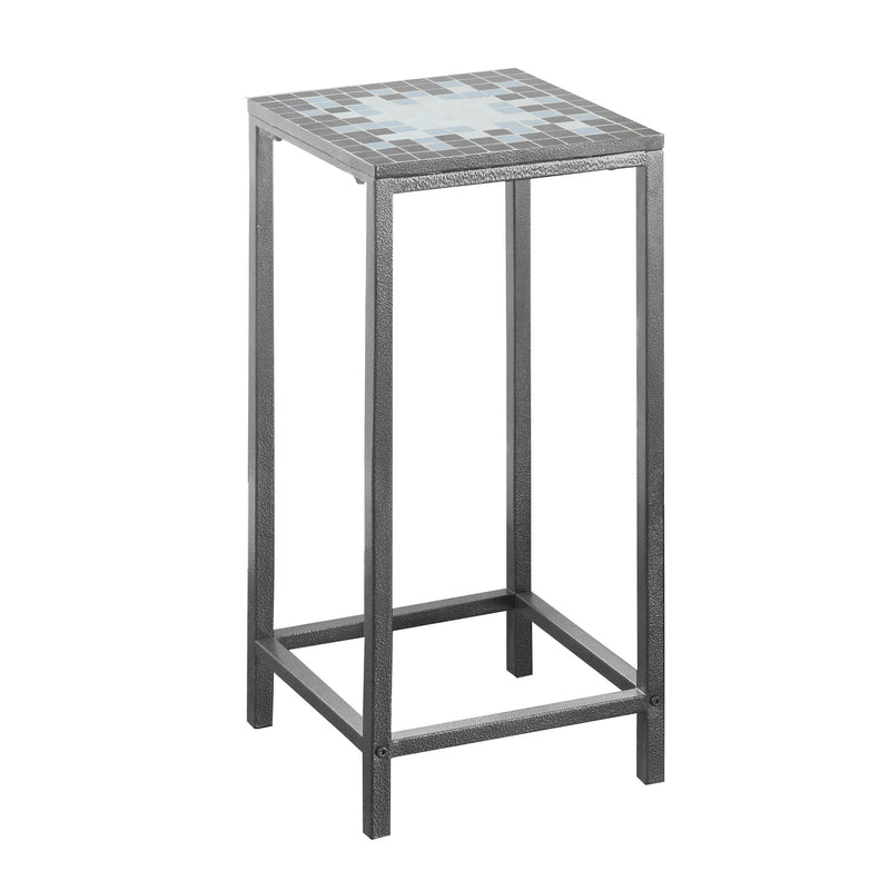 28" Grey Tile End Table By Homeroots | End Tables | Modishstore