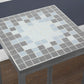 28" Grey Tile End Table By Homeroots | End Tables | Modishstore - 3
