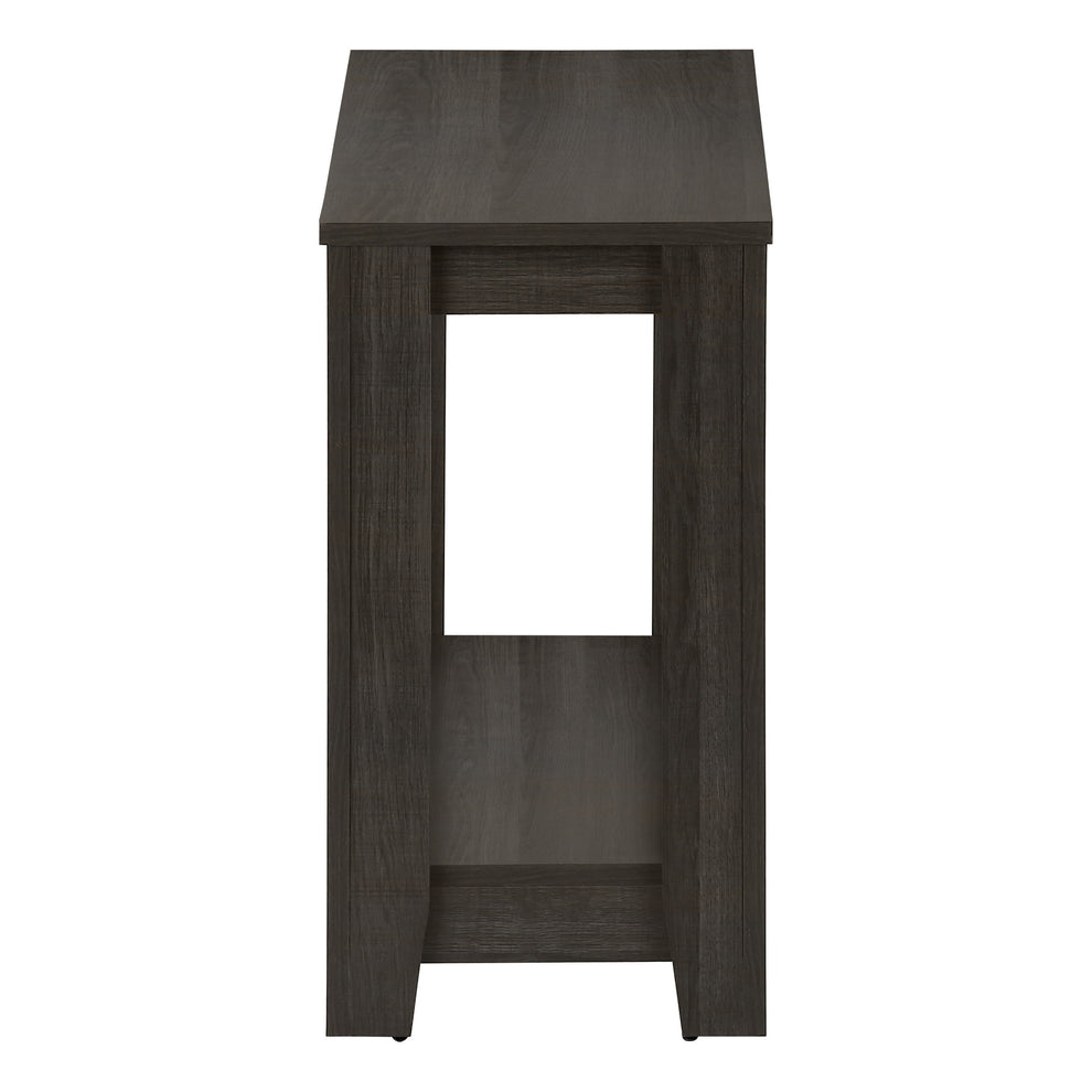 22" Oak End Table With Shelf By Homeroots | End Tables | Modishstore - 3