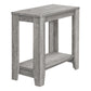 22" Grey End Table With Shelf By Homeroots | End Tables | Modishstore