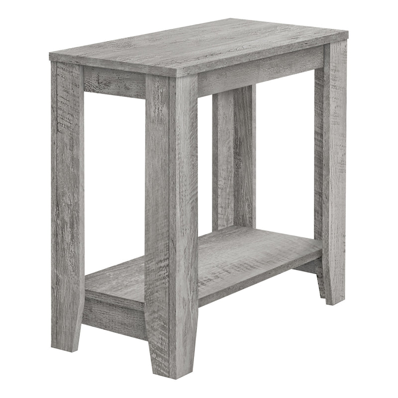 22" Grey End Table With Shelf By Homeroots | End Tables | Modishstore