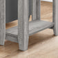 22" Grey End Table With Shelf By Homeroots | End Tables | Modishstore - 3