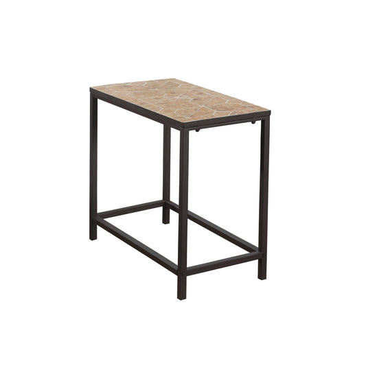 22" Brown Tile End Table By Homeroots | End Tables | Modishstore