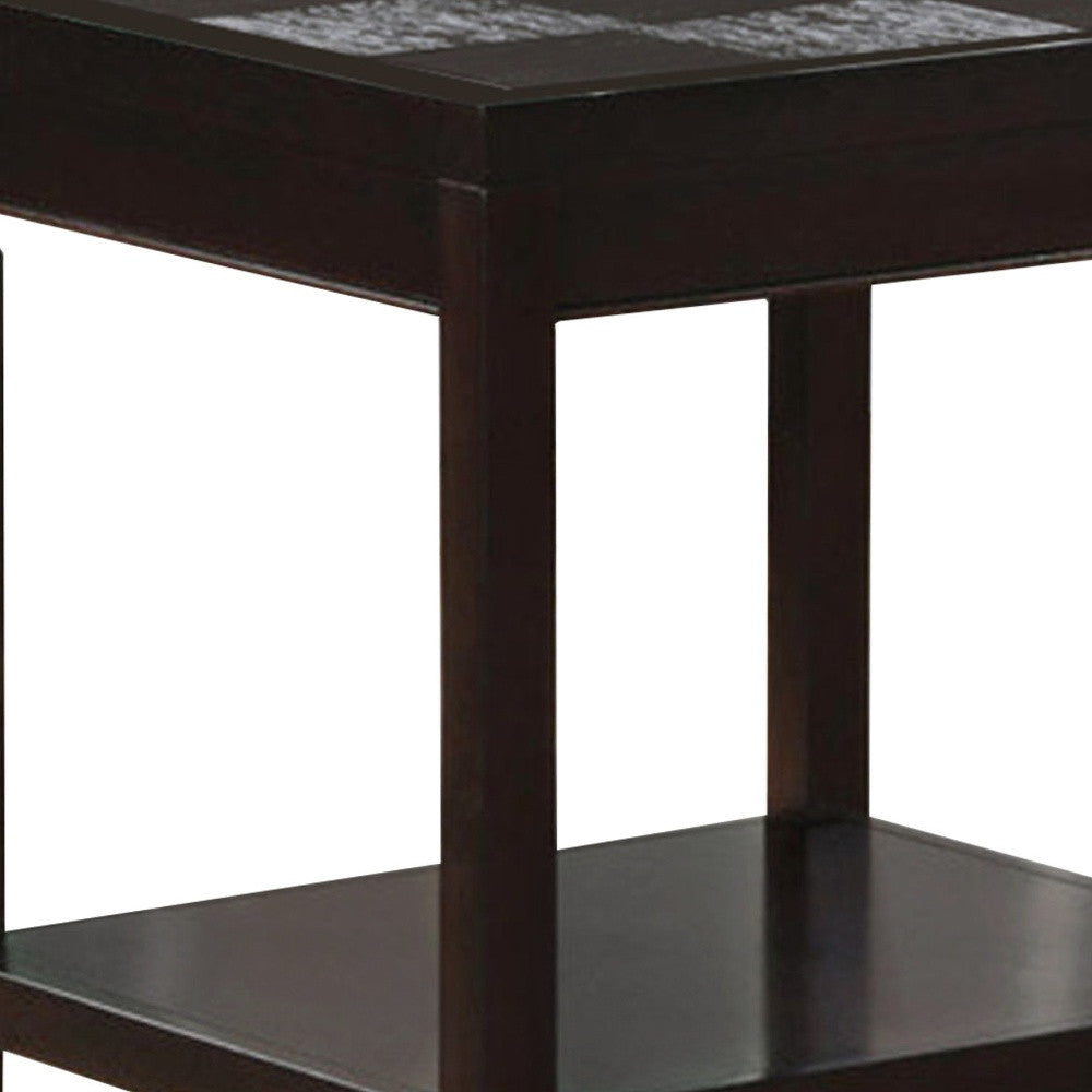 24" Espresso Rectangular Coffee Table By Homeroots | Coffee Tables | Modishstore - 3