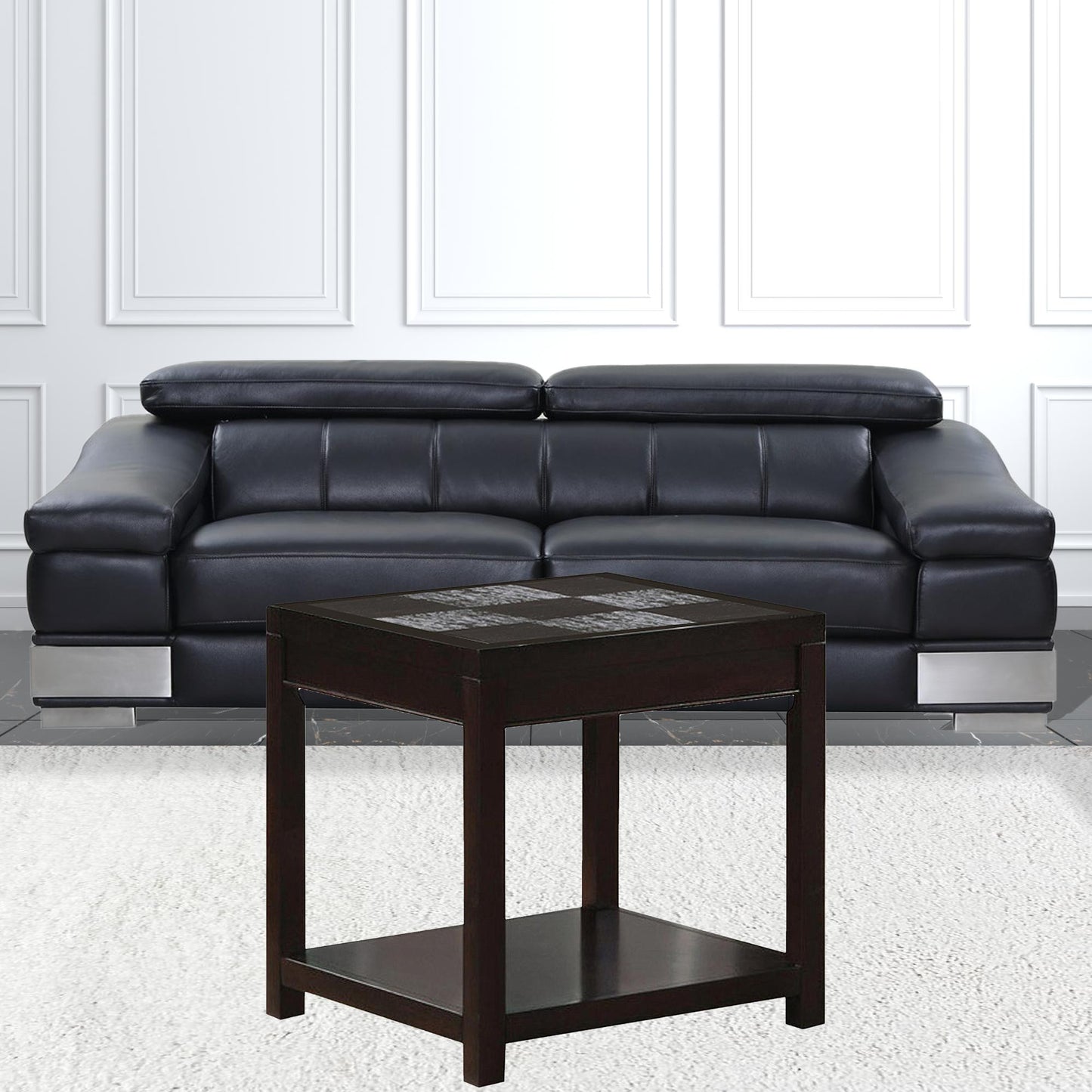 24" Espresso Rectangular Coffee Table By Homeroots | Coffee Tables | Modishstore - 2