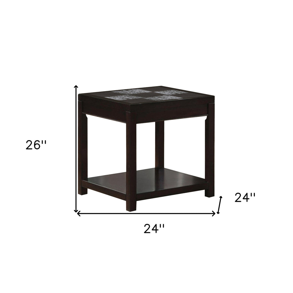 24" Espresso Rectangular Coffee Table By Homeroots | Coffee Tables | Modishstore - 6