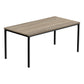 40" Dark Taupe And Black Rectangular Coffee Table By Homeroots | Coffee Tables | Modishstore