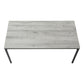 40" Grey And Black Rectangular Coffee Table By Homeroots | Coffee Tables | Modishstore - 5